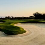 Green de golf con bandera - campo de golf en la Costa Blanca